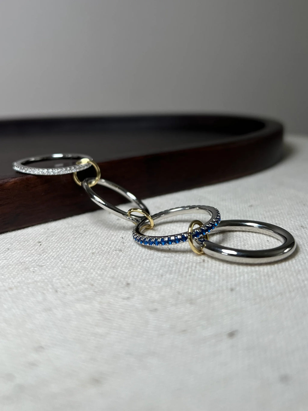 Blue Stack Ring