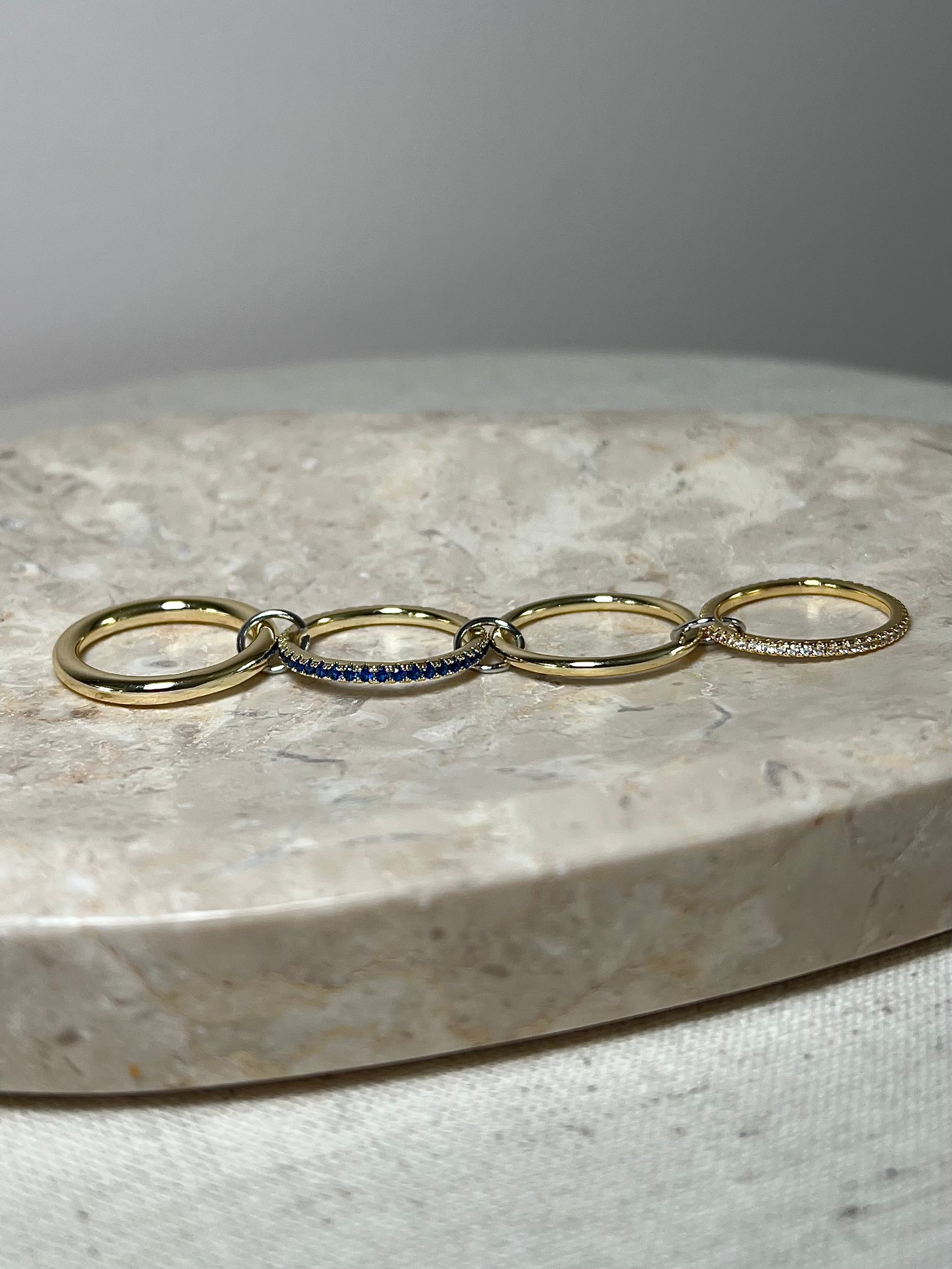 Blue Stack Ring