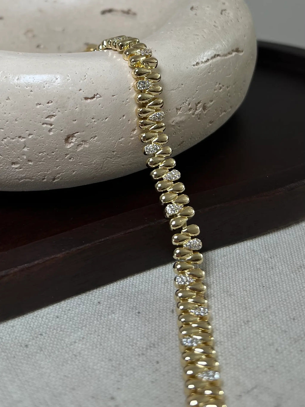 Crystal Drop Armband