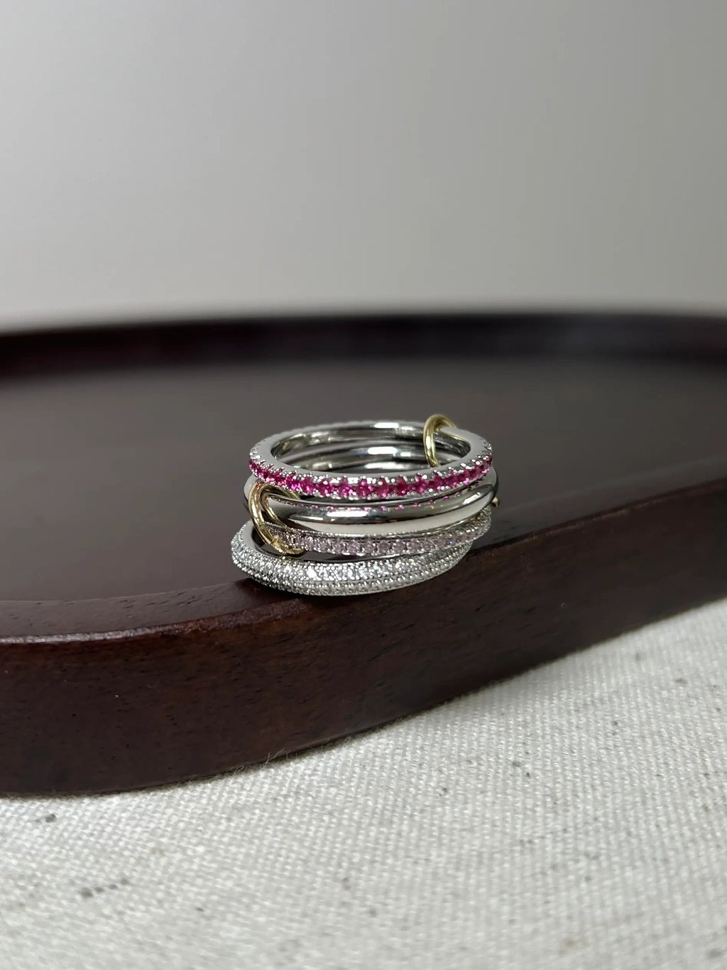 Pink Stack Ring