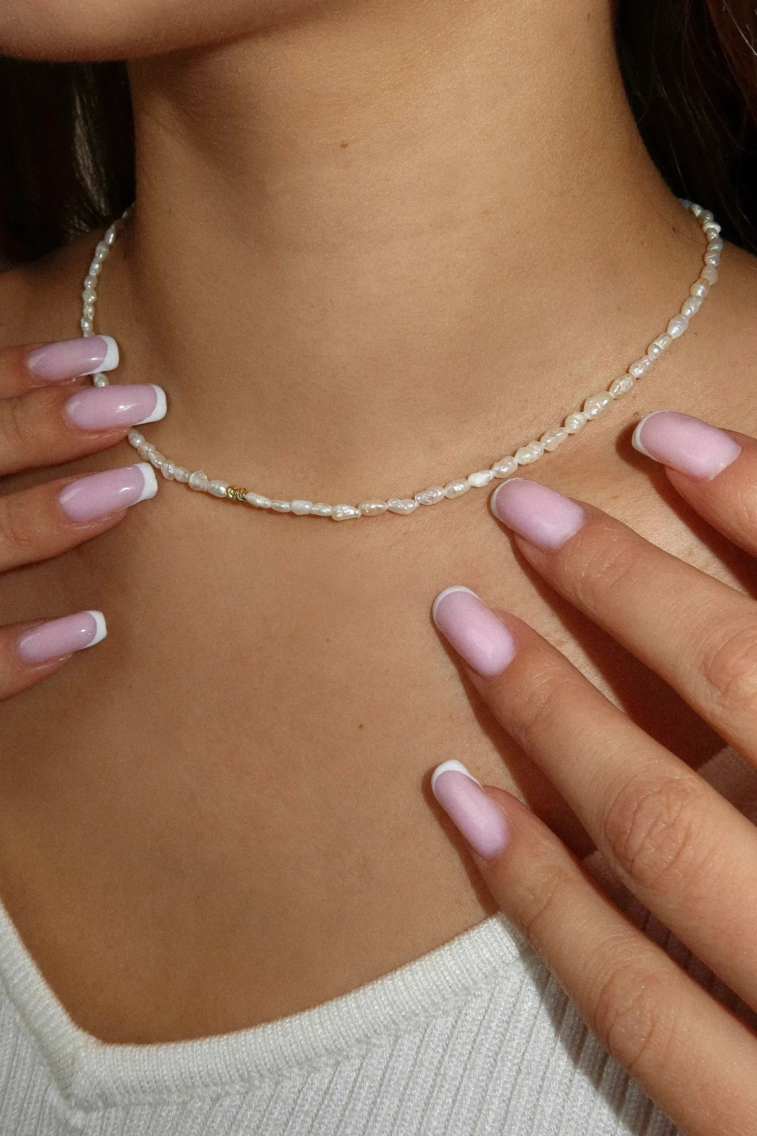 Freshwater Pearl Fine Kette