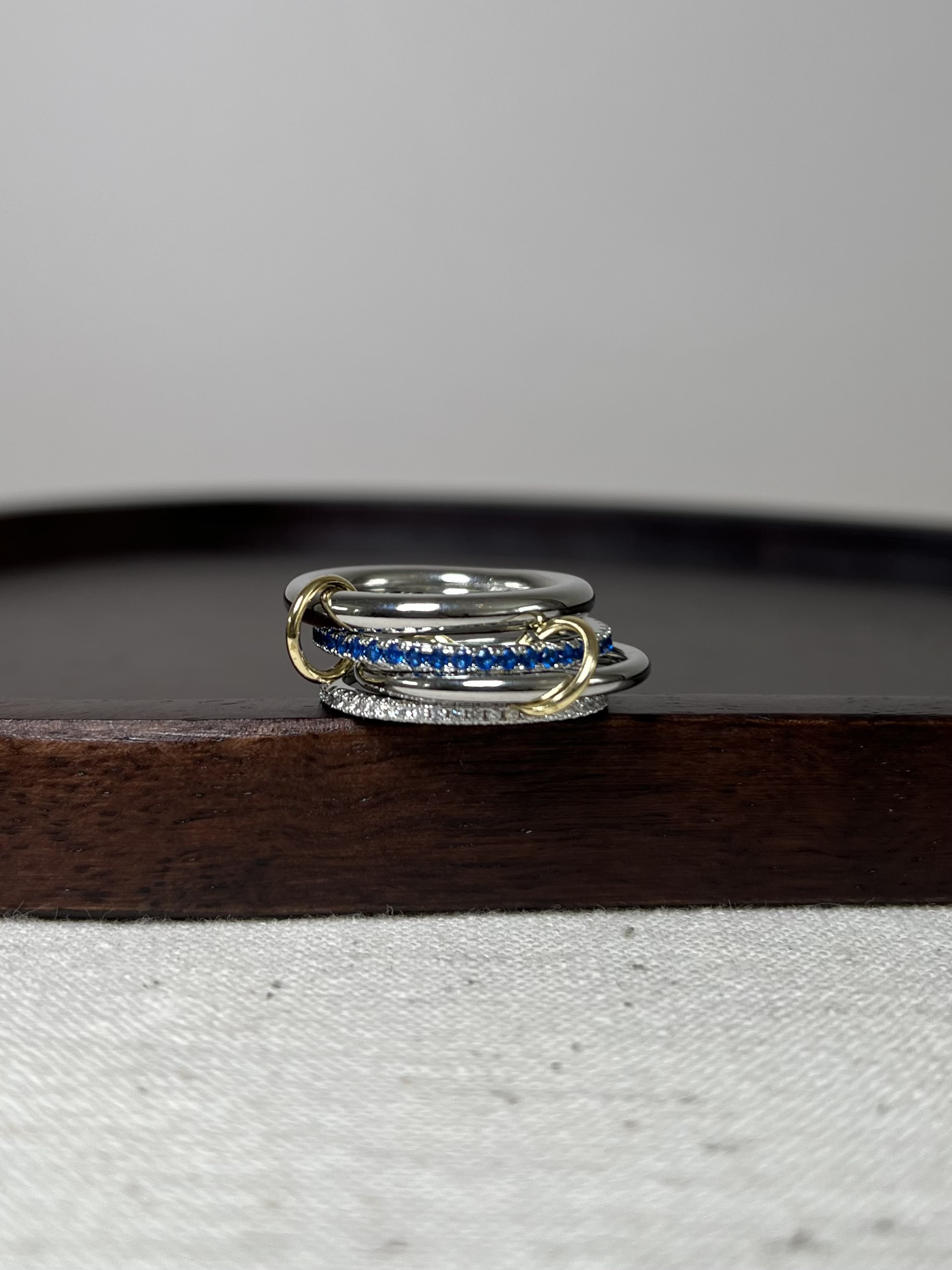 Blue Stack Ring